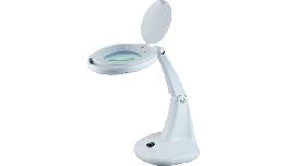 LAMPE LOUPE DE TABLE BLANCHE 60 LEDS