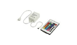 CONTROLEUR+TELECOMMANDE POUR RUBAN LEDS RGB