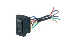 INTERRUPTEUR LEVE VITRE AVEC VOYANT ON-OFF-ON 12V 20A