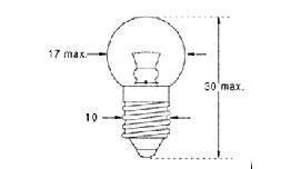 AMPOULE 4V 550MA E10