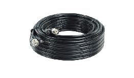 CABLE CAMERA COAXIAL 10M RG59 BNC-BNC+JACK ALIM 