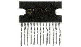 CIRCUIT INTEGRE TDA7057Q ZIP-13