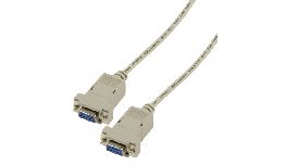 CORDON SERIE (NULL MODEM) CROISE DB9F-DB9F 2M