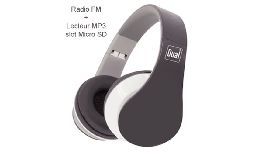 CASQUE RADIO FM ET LECTEUR MP3 DUAL CAS8810 001K