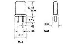 QUARTZ 27,335 MHZ BOITIER HC25