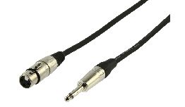 CABLE JACK MONO-XLR FEMELLE 3P 3M POUR MICRO