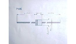 DIODE GI826 600V 6A P600