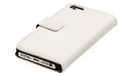 ETUI PORTEFEUILLE POUR GALAXY S5 BLANC