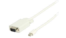 CORDON MINI DISPLAYPORT MALE - VGA MALE 2M