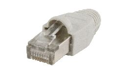 FICHE RJ45 POUR CABLE MULTIBRIN UTP CAT6 AVEC MANCHON