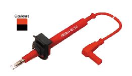 CORDON DE MESURE 60VDC 20A PRISE BANANE 4 MM ROUGE