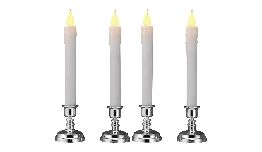 BOUGIE AMPOULE LED POLARLITE DECORATION DE TABLE  LOT DE 4