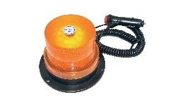 GYROPHARE 60 LEDS ORANGE 12-24V FIXATION MAGNETIQUE