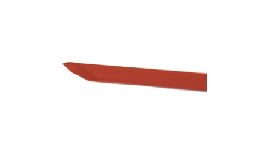 GAINE THERMO-RETRACTABLE 6,4 MM ROUGE 1.22M