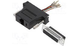 BOITIER JUMPER SUB-D 25 PINS FEMELLE-RJ45