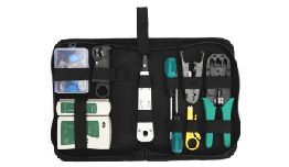 TROUSSE D'OUTILS DE VERIFICATION DE RESEAU RJ11- RJ12- RJ45 