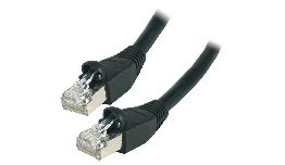 CABLE FTP CAT.6 0.25METRE NOIR