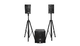 SYSTEME AMPLIFIE BST KE15 600W + 2X100W RMS