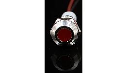 VOYANT LED ROND 12V ROUGE 8MM 