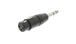 ADAPTATEUR XLR FEMELLE-JACK 6.35 MALE STEREO 