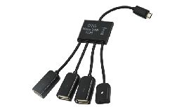 HUB MICRO USB VERS 3 X USB OTG