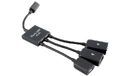 HUB MICRO USB VERS 2 X USB OTG