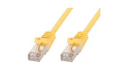 CABLE FTP CAT.6 0.5 METRE JAUNE