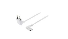 CORDON SECTEUR  COUDEE IEC-320-C7 1.5M BLANC