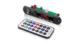 LECTEUR AUDIO MP3 SD USB RADIO FM BLUETOOTH AVEC CLAVIER ET TELECOMMANDE (A ENCASTRER)