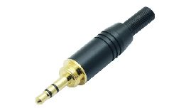 JACK MALE STEREO 3.5MM OR  A VIS