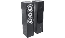 ENCEINTE HIFI BASS REFLEX A 3 VOIES 180W - NOIR (LA PAIRE)