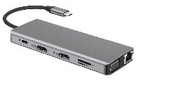 STATION D'ACCUEIL USB C - MULTI-PORTS 12 EN 1