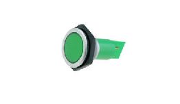 VOYANT LED ROND 24...28V DC VERT 30.2MM IP67