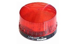 AVERTISSEUR LUMINEUX FLASH ROUGE 12V IP44