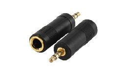 ADAPTATEUR JACK 3.5MALE-6.35 FEMELLE STEREO