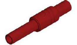 RACCORD BANANE FEM-FEM 4MM ROUGE