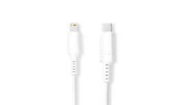 CORDON USB C 3.1 MALE -LIGHTNING MALE POUR IPOD-IPHONE-IPAD 1M