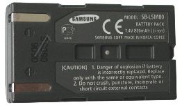 BATTERIE CAMERA SAMSUNG 7.4V 800MA SB-LSM80 ORIGINE