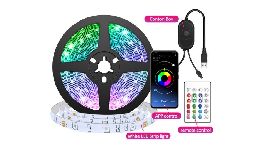 RUBAN SOUPLE LEDS 10M RGB TELECOMMANDE + BLUETOOTH