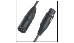 CABLE XLR MALE 3P-XLR FEMELLE 3P 20 METRES 