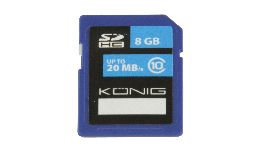 CARTE MEMOIRE SDHC 8GB CLASSE10