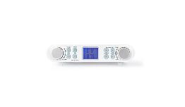 RADIO DE CUISINE FM NUMERIQUE  1.5 W  2  pouces  ECRAN BLEU NOIR  REVEIL 