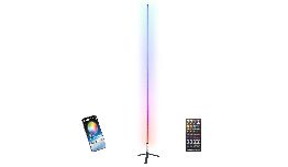 TUBE LUMINEUX RGB SUR PIED – 1,5M