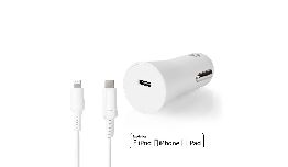 CHARGEUR ALLUME CIGARE  IPAD-IPOD-IPHONE 1.67 - 2.22 - 3.0 A  USB-C