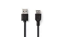 CORDON USB A MALE-USB A FEMELLE 0.20M