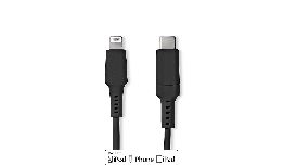 CORDON USB C 3.1 MALE -LIGHTNING MALE POUR IPOD-IPHONE-IPAD 2M