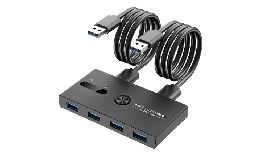 COMMUTATEUR KVM 2 EN 4 USB 3.0 