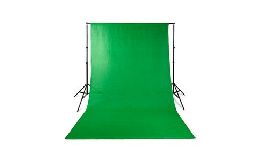 STUDIO PHOTO KIT ARRIERE PLAN A UN FOND VERT EN MOUSSELINE 1,90 X 2,95 M