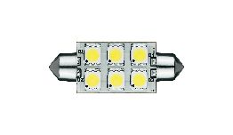 LAMPE NAVETTE LED COB 42MM 24 VDC