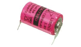 PILE LITHIUM 3,6V 1200MA A SOUDER